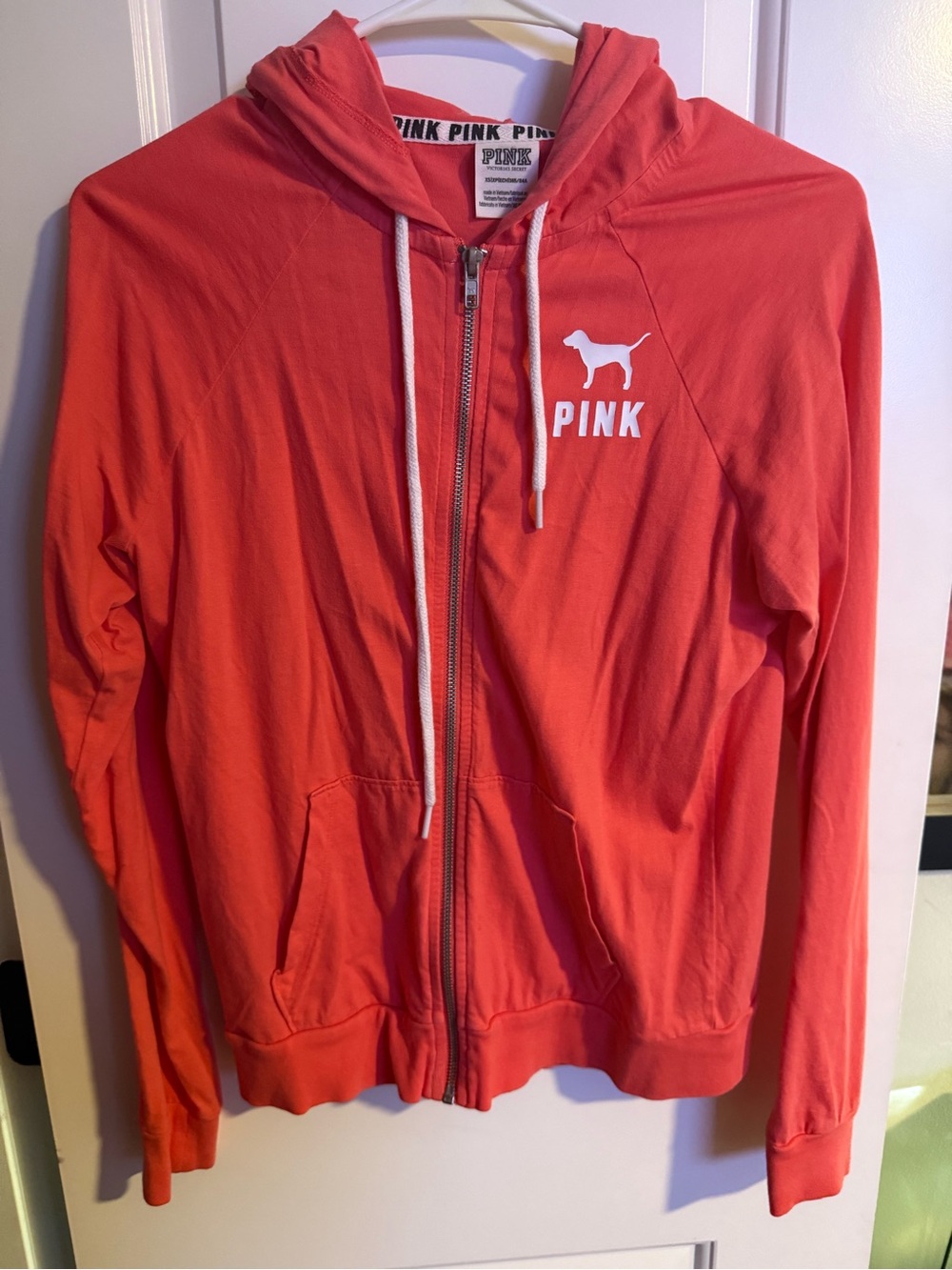PINK VS zippy hoodie